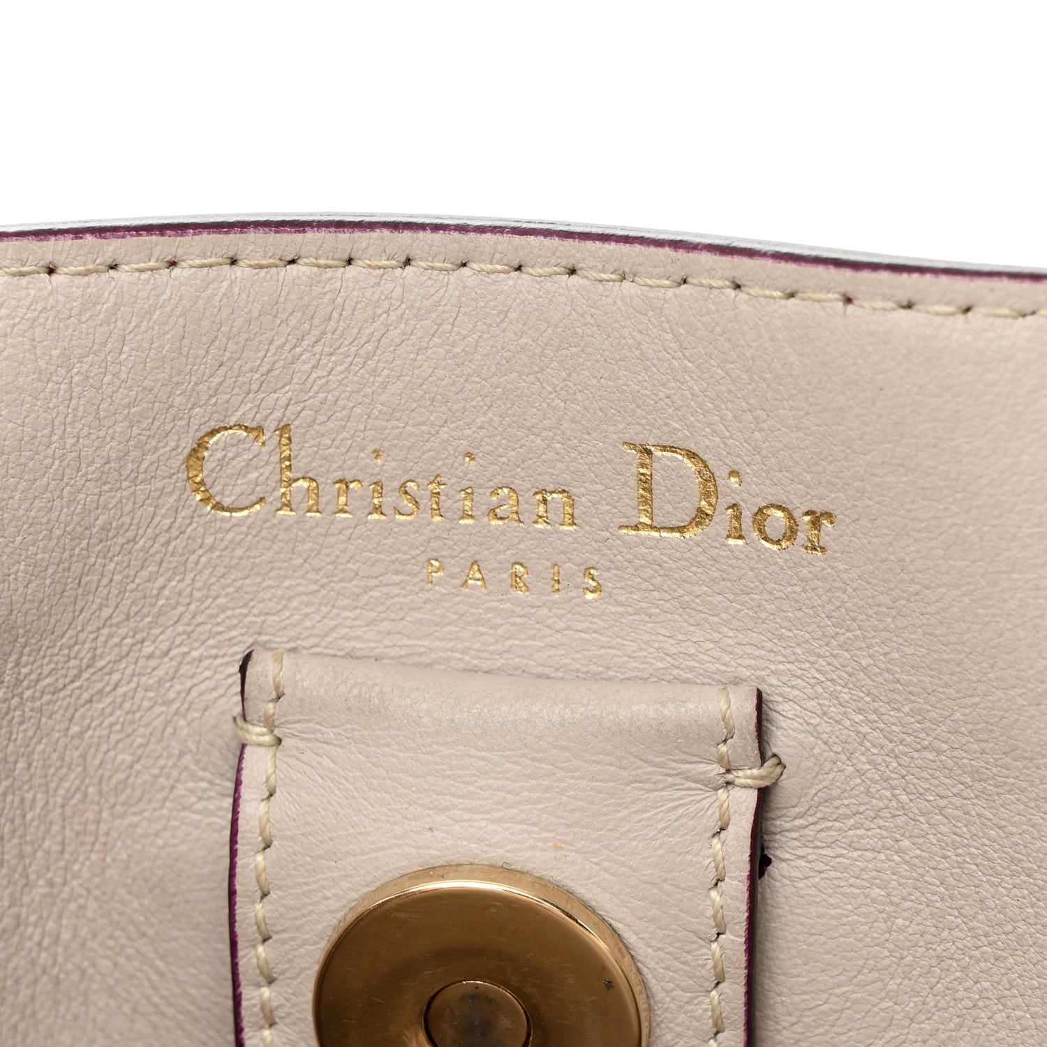 Christian Dior Smooth Calfskin Medium Diorissimo Tote Fuchsia 6 of 13