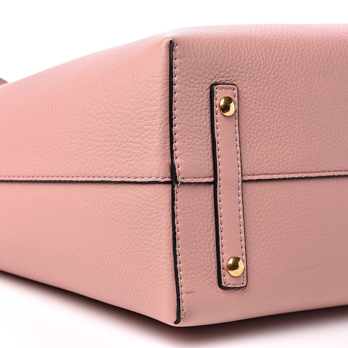 Soft Grain Calfskin Medium Belt Bag Ash Rose