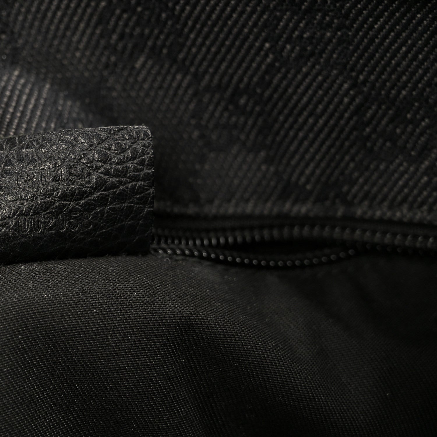 Gucci Denim Monogram Tote Bag Black 7 of 12