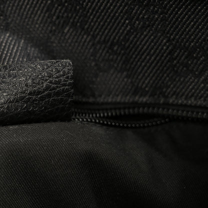 Gucci Denim Monogram Tote Bag Black 7 of 12