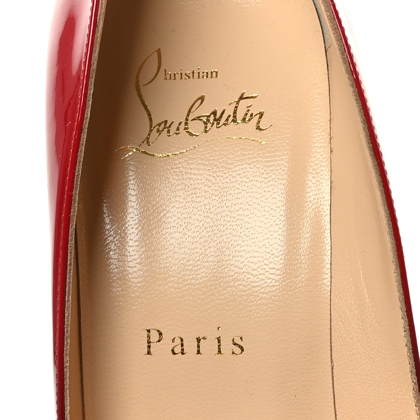 Patent Degrade Pigalle Follies 100 Pumps 37.5 Black Red