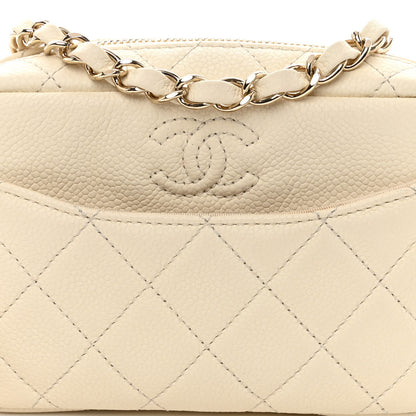 Chanel Caviar Quilted Mini Coco Tassel Camera Case White 8 of 11