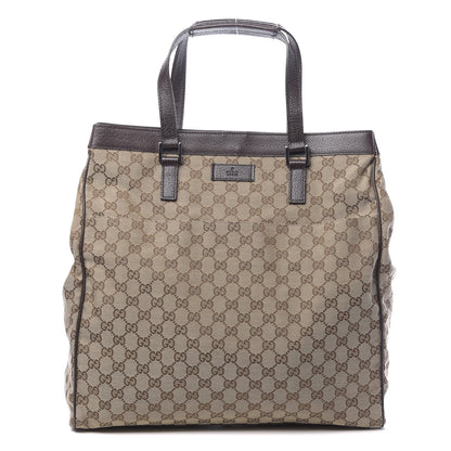 Gucci Monogram Large Tote Dark Brown 1 of 10