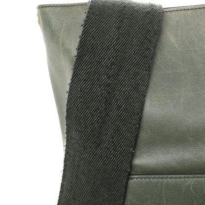 Celine Natural Calfskin Seau Sangle Bucket Green 14 of 14
