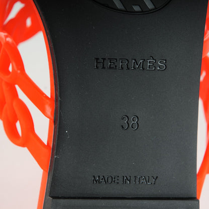 Hermes Chaine d'Ancre Nude Sandals 38 Pavot 6 of 7