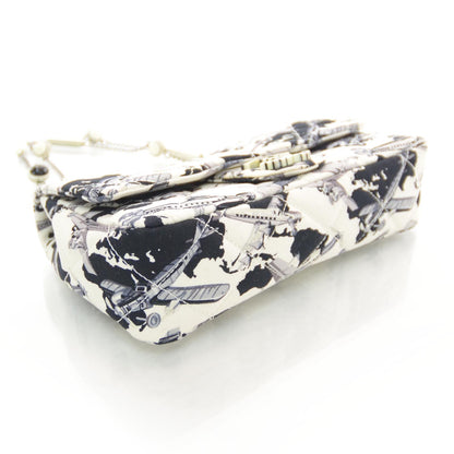 Chanel Canvas Airplane Charm Medium Flap 4 of 7