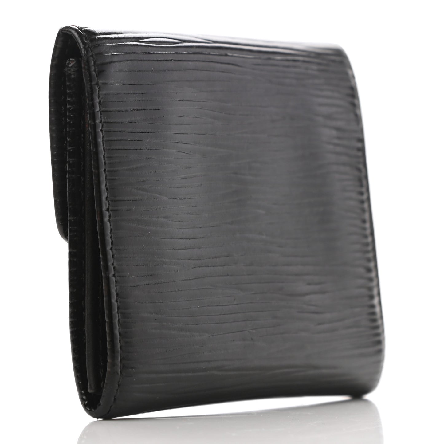 Epi Porte-Monnaie Simple Coin Purse Black