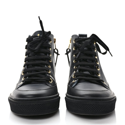 Louis Vuitton Calfskin Monogram Stellar Sneaker Boots 36 Black White 2 of 8