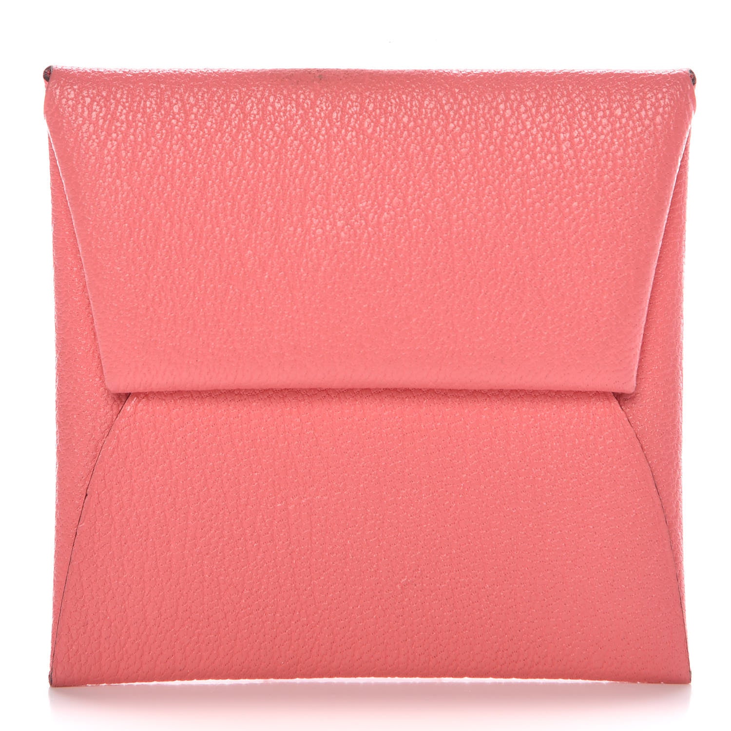 Hermes Chevre Mysore Bastia Coin Purse Rose Ete 1 of 9
