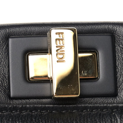 Fendi Nappa Monster Eyes Mini Peekaboo Iconic Satchel Black 12 of 12