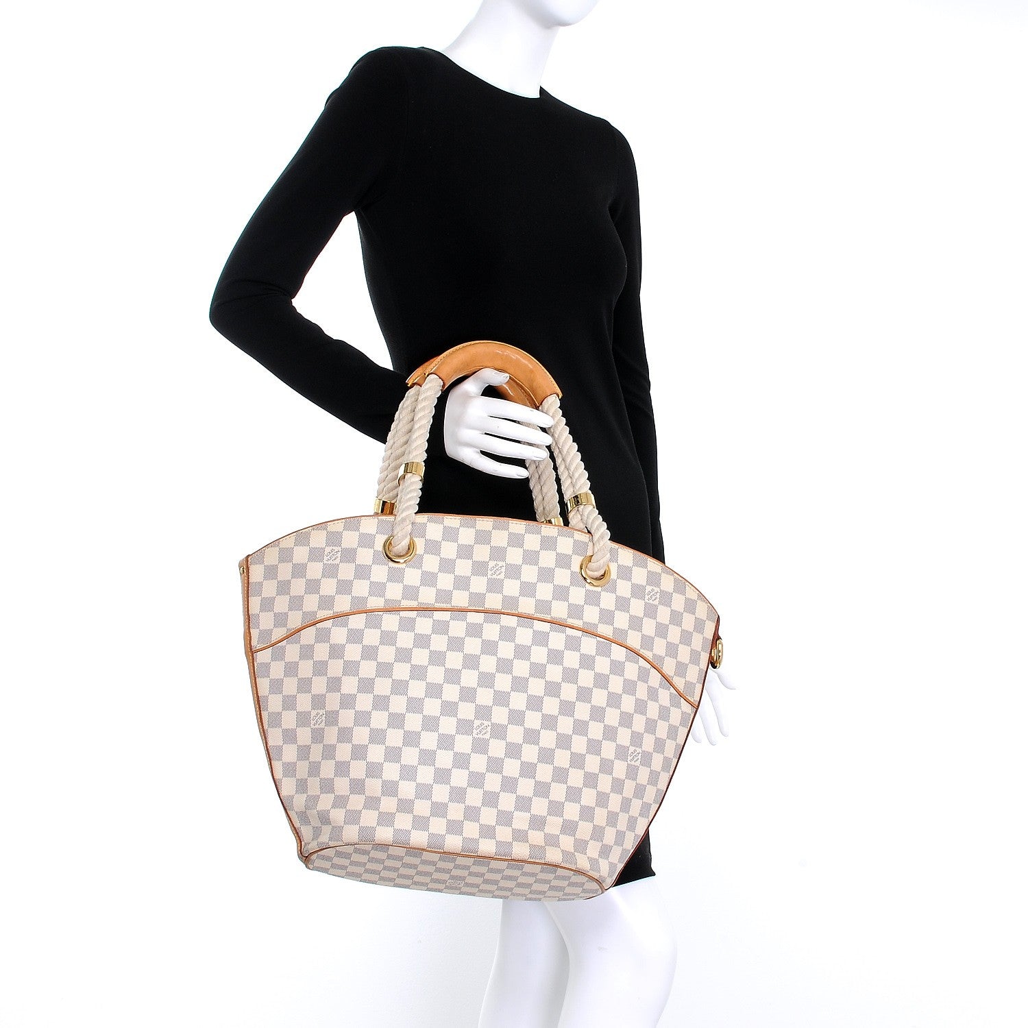 Louis Vuitton Damier Azur Pampelonne GM 2 of 18