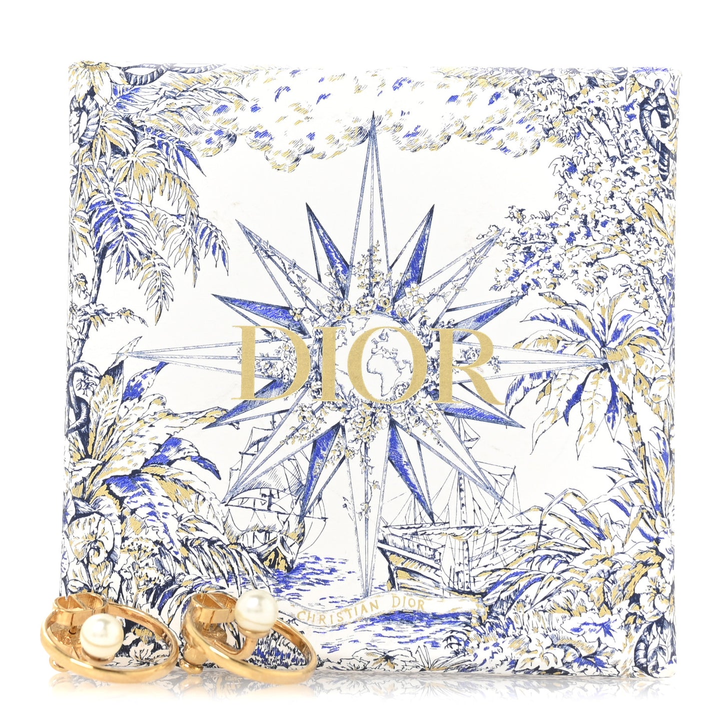 Pearl 30 Montaigne Earrings Gold