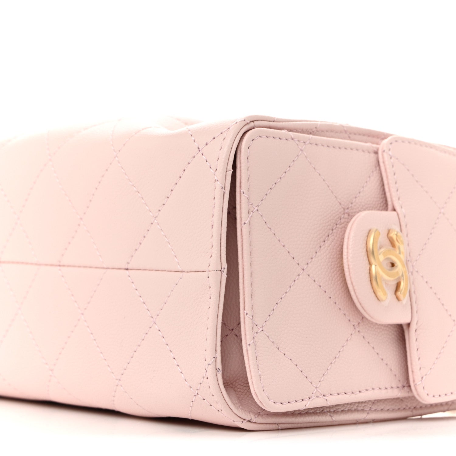 Chanel Caviar Quilted Mini Chanel 25 Handbag Light Pink 10 of 11
