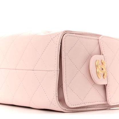 Chanel Caviar Quilted Mini Chanel 25 Handbag Light Pink 10 of 11