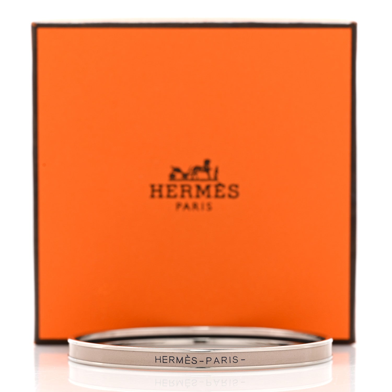 Hermes Enamel Printed Extra Narrow Bracelet 70 5 of 5