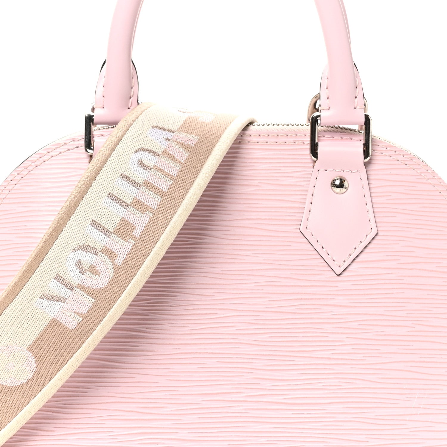 Louis Vuitton Epi Jacquard Alma BB Guimauve 7 of 9