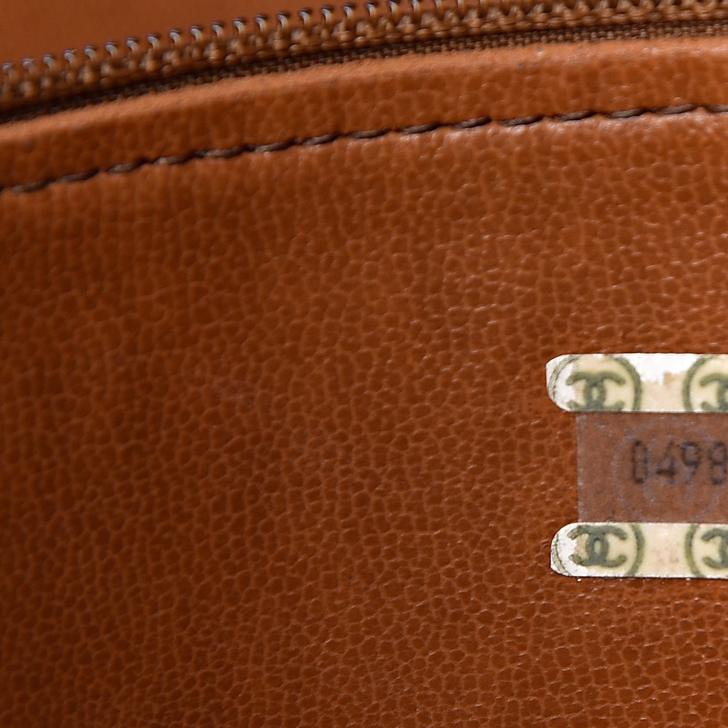 Lambskin Diamond Embossed Shopping Tote Brown