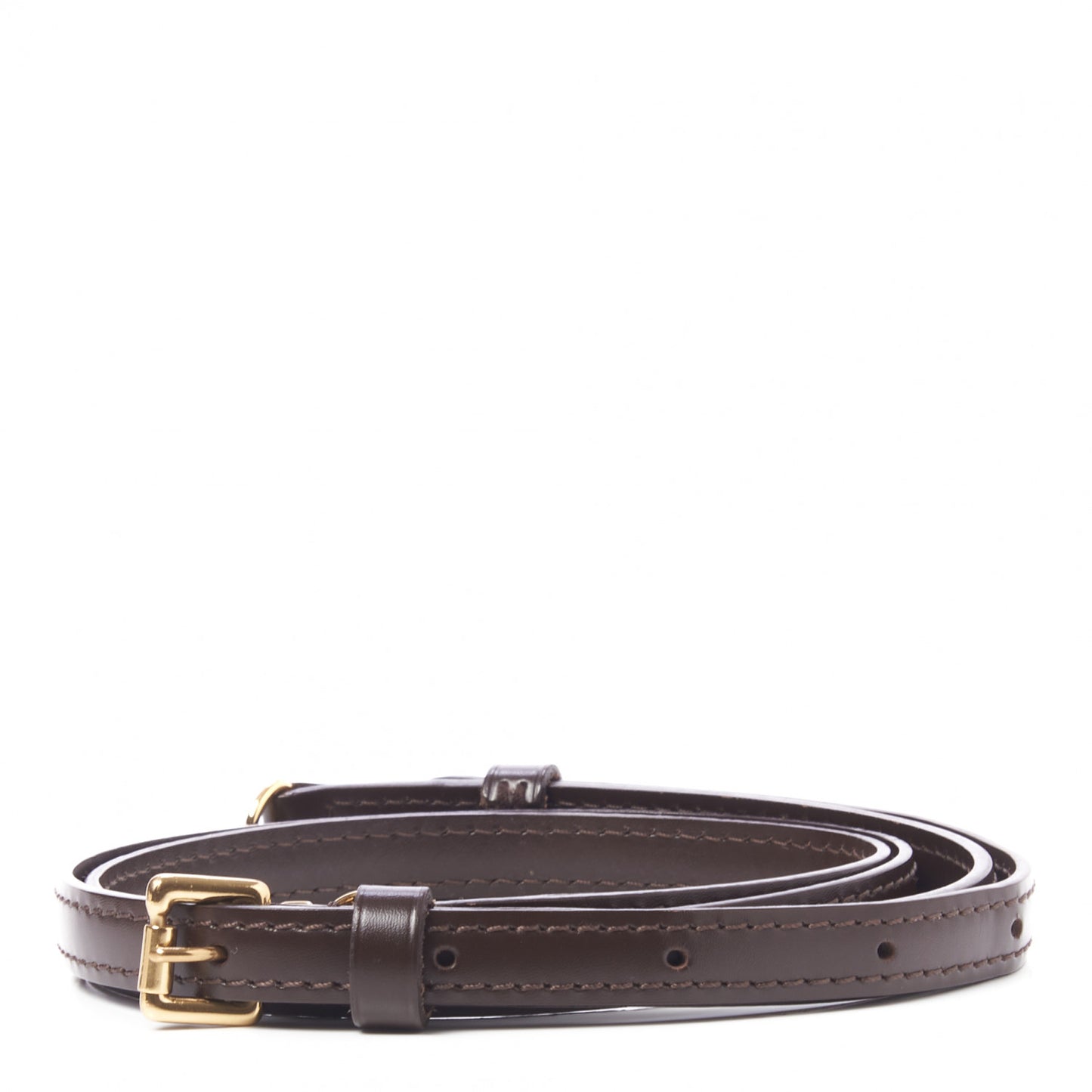 Calfskin 12mm Adjustable Shoulder Strap Brown