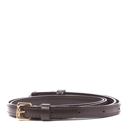 Louis Vuitton Calfskin 12mm Adjustable Shoulder Strap Brown 2 of 4