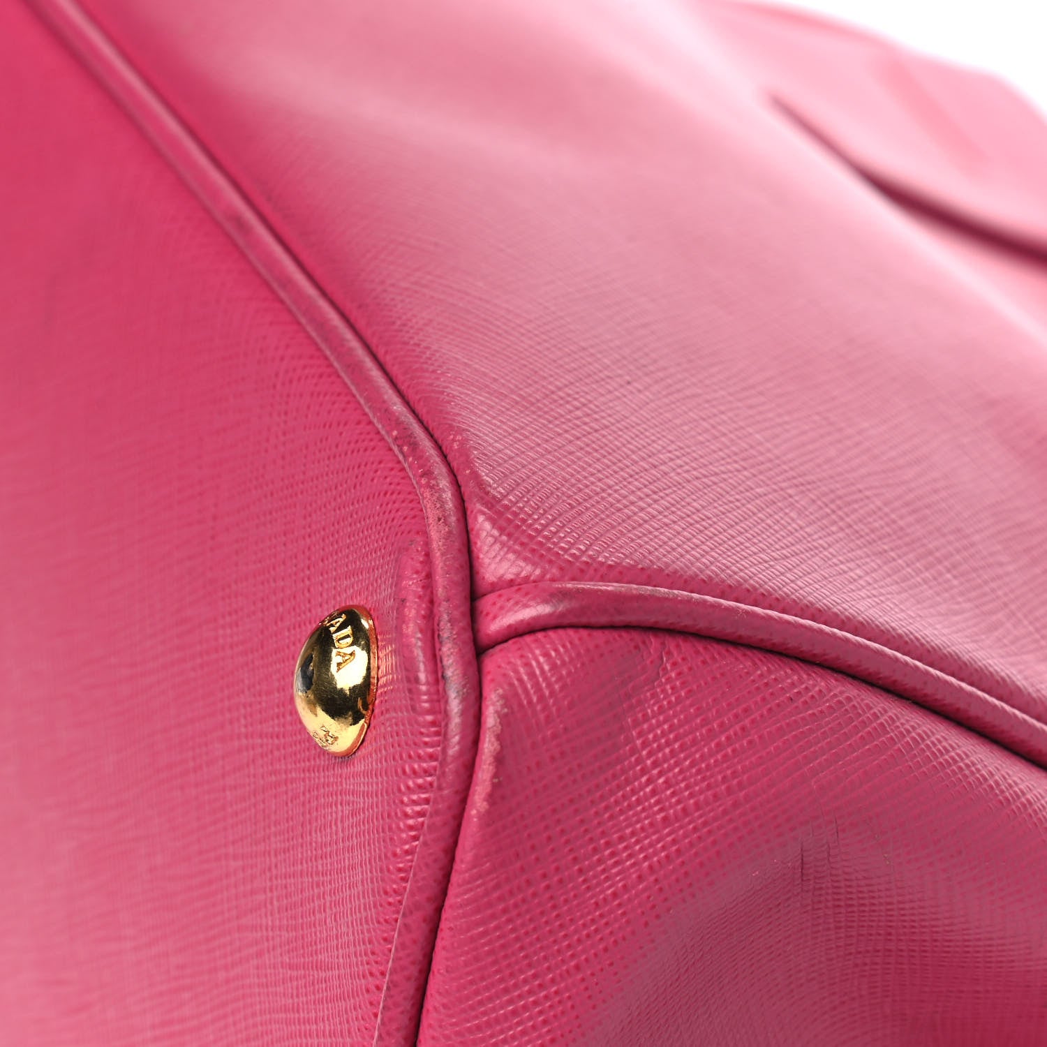 Prada Saffiano Large Galleria Double Zip Tote Peonia 8 of 14