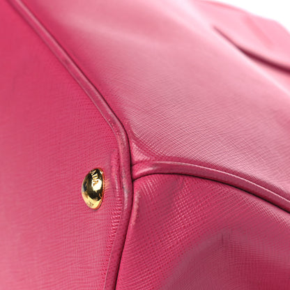 Prada Saffiano Large Galleria Double Zip Tote Peonia 8 of 14