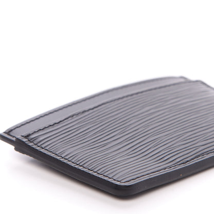 Louis Vuitton Epi Card Holder Black 6 of 10
