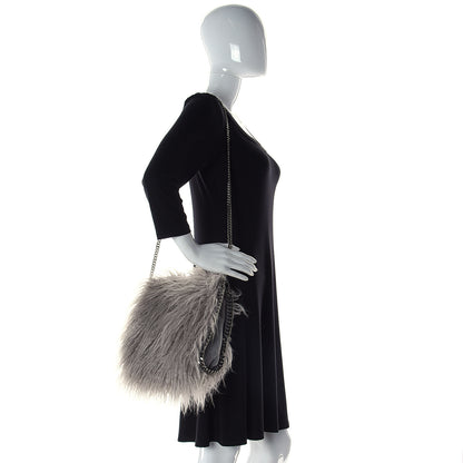 Stella McCartney Eco Fur Mini Falabella Tote Grey 2 of 15