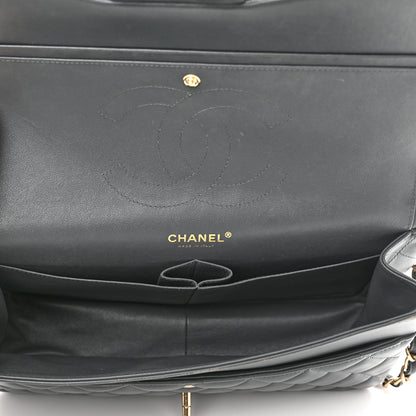 Chanel Caviar Quilted Jumbo Double Flap Dark Grey 5 of 16