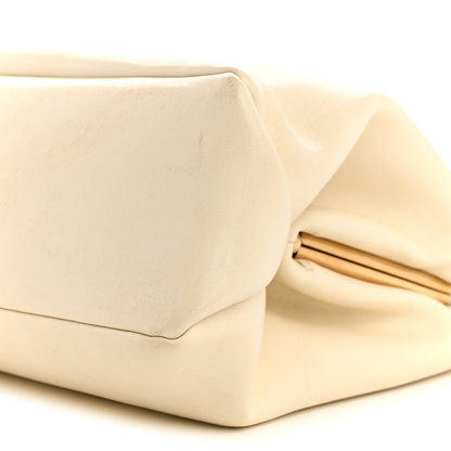 Celine Smooth Calfskin Eyelet Small Top Handle Bag White 13 of 15