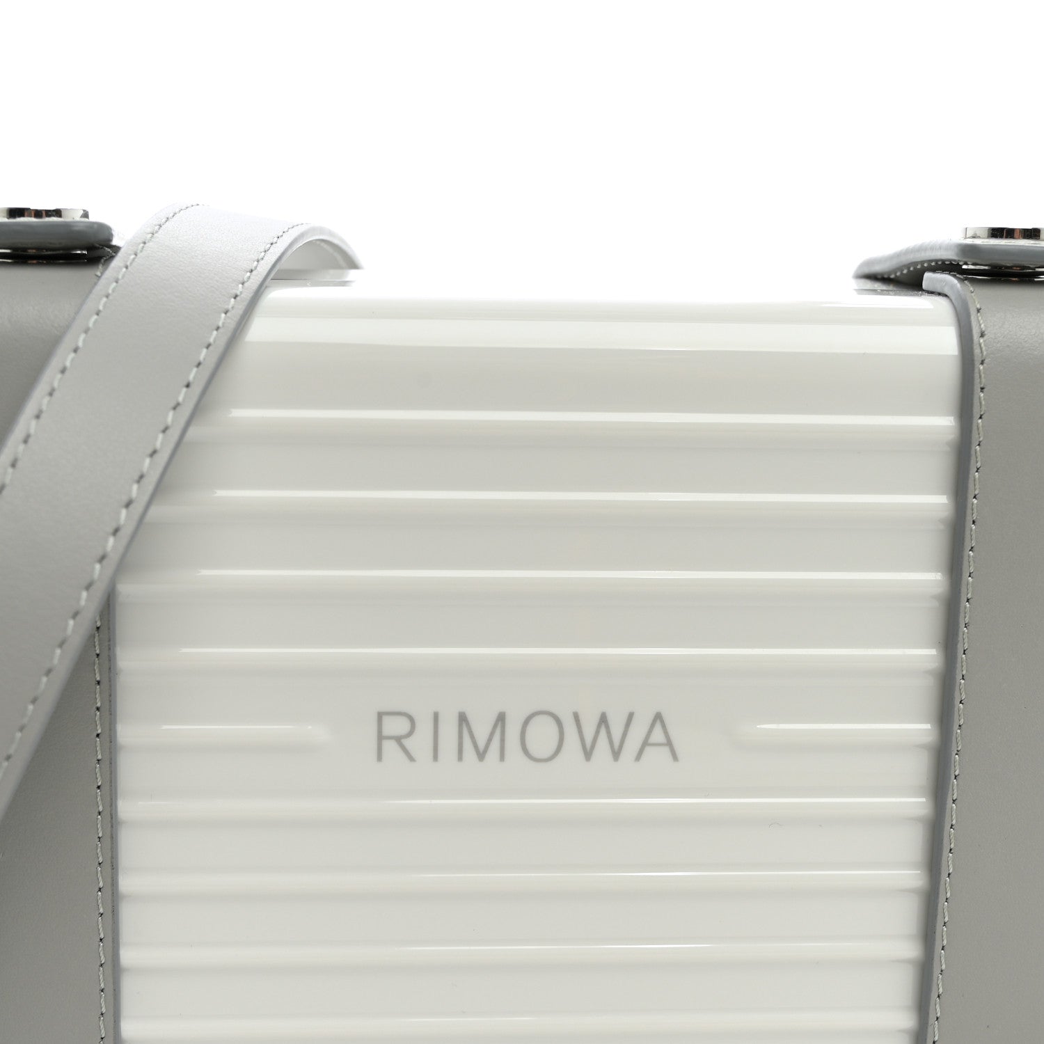 Rimowa Gloss Polycarbonate Personal Cross-Body Bag White Grey 6 of 9