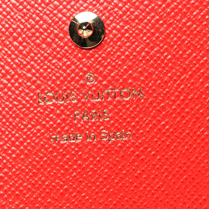 Louis Vuitton Monogram 2020 Christmas Animation Sarah Wallet Coquelicot 6 of 10