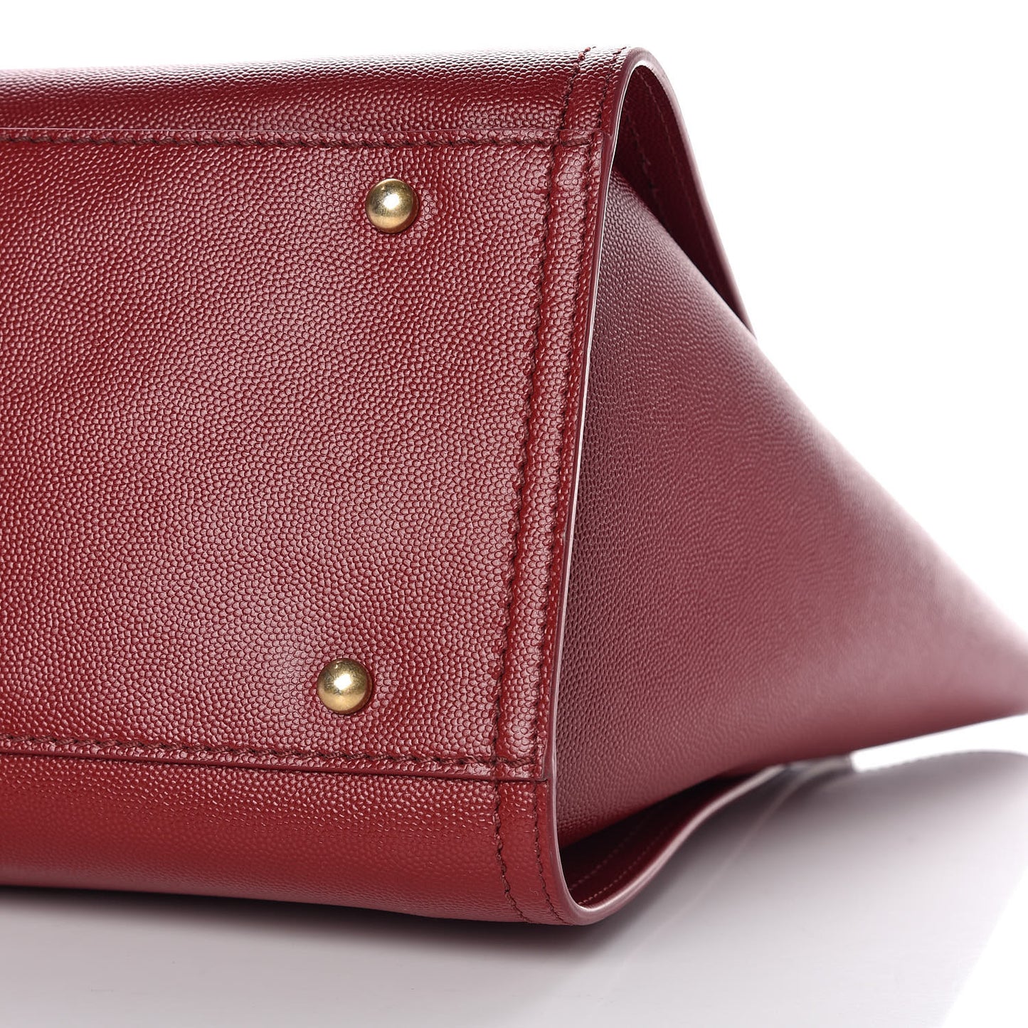 Caviar Small Studded Deauville Tote Red