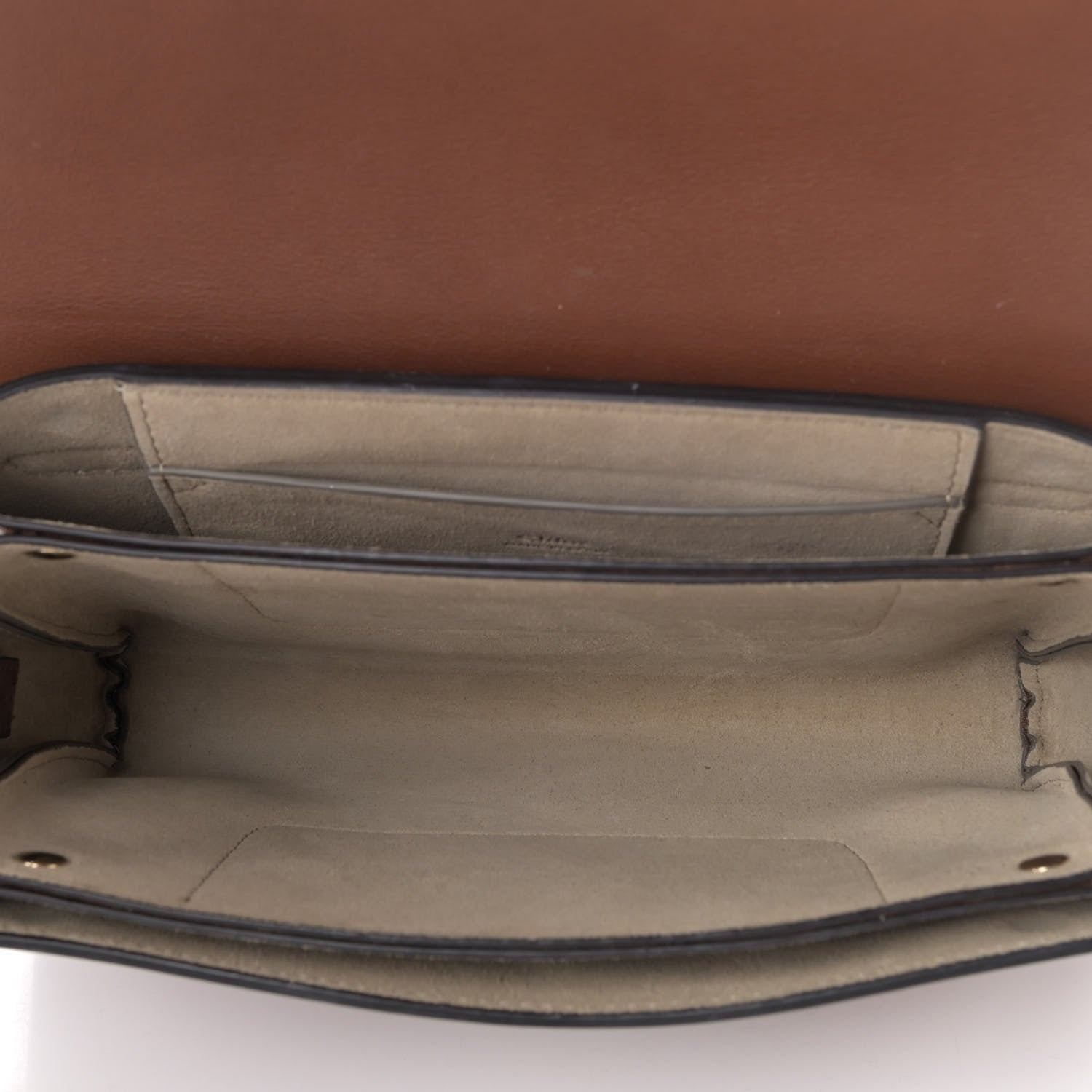 Chloe Suede Calfskin Small Faye Shoulder Bag Tobacco 4 of 4