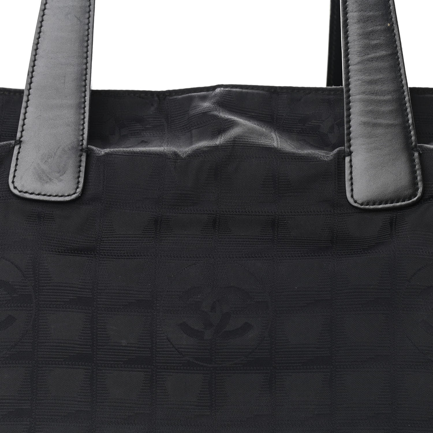 Chanel Nylon Medium Travel Tote Black 8 of 15