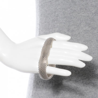 Tiffany Sterling Silver Somerset Mesh Bracelet 2 of 5