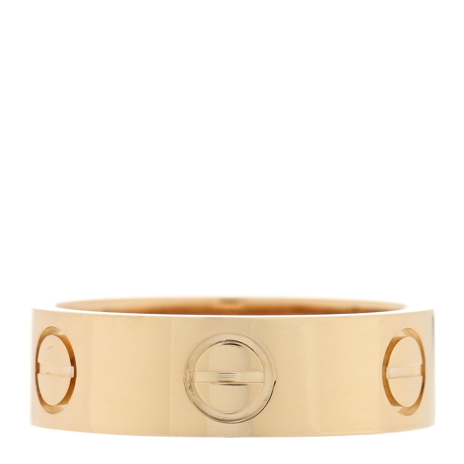 Cartier 18K Yellow Gold 5.5mm LOVE Ring 51 5.75 1 of 4