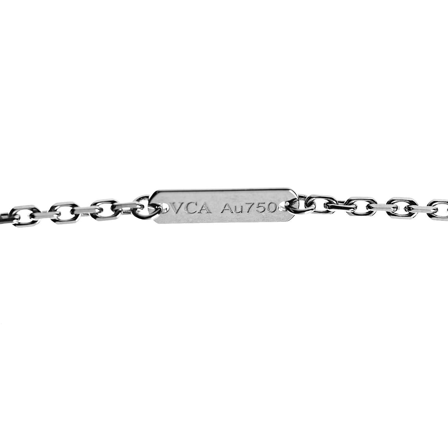 18K White Gold Diamond Large Frivole Pendant Necklace