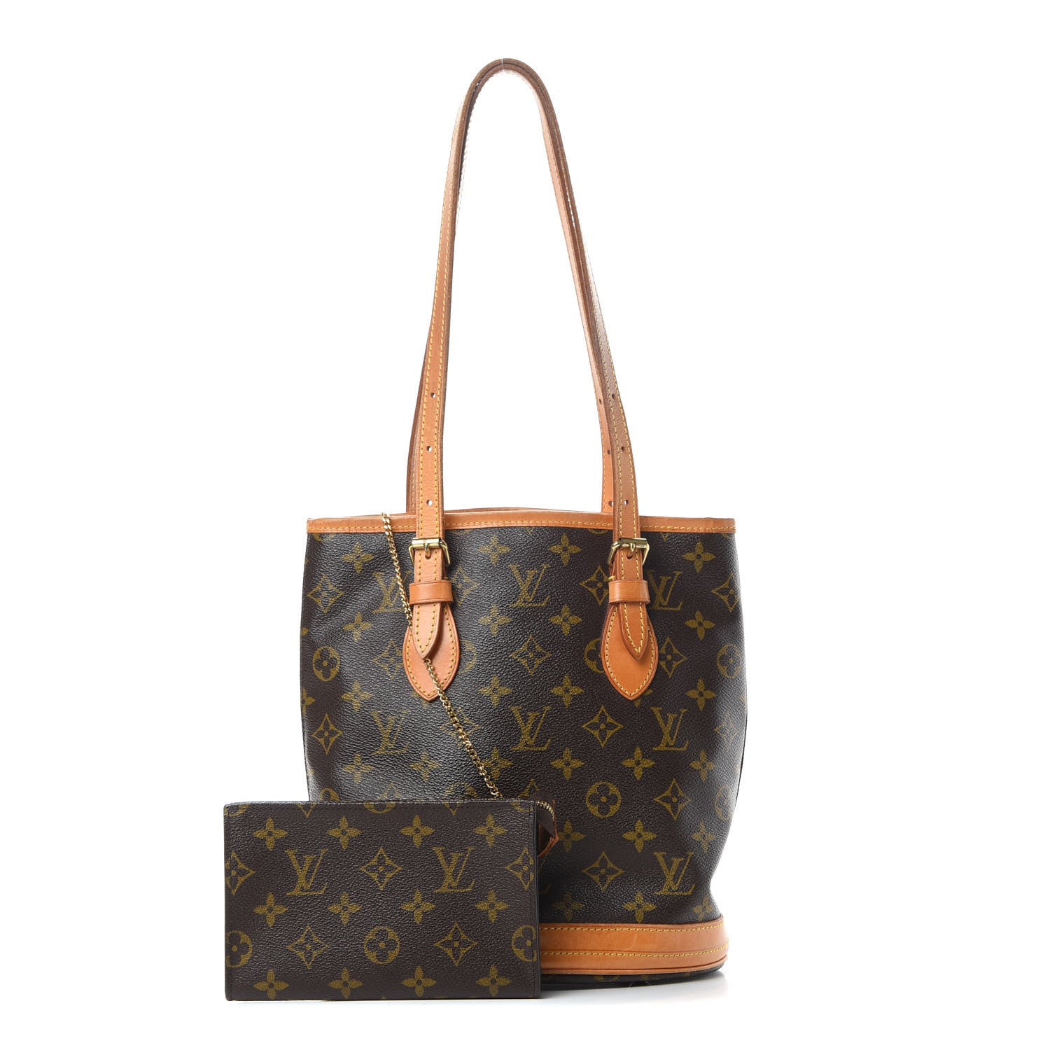Louis Vuitton Monogram Petit Bucket 23 1 of 14
