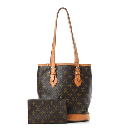 Louis Vuitton Monogram Petit Bucket 23 1 of 14