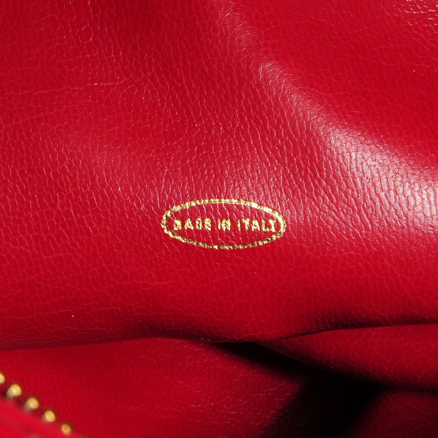 Lambskin Quilted Shoulder Bag Red