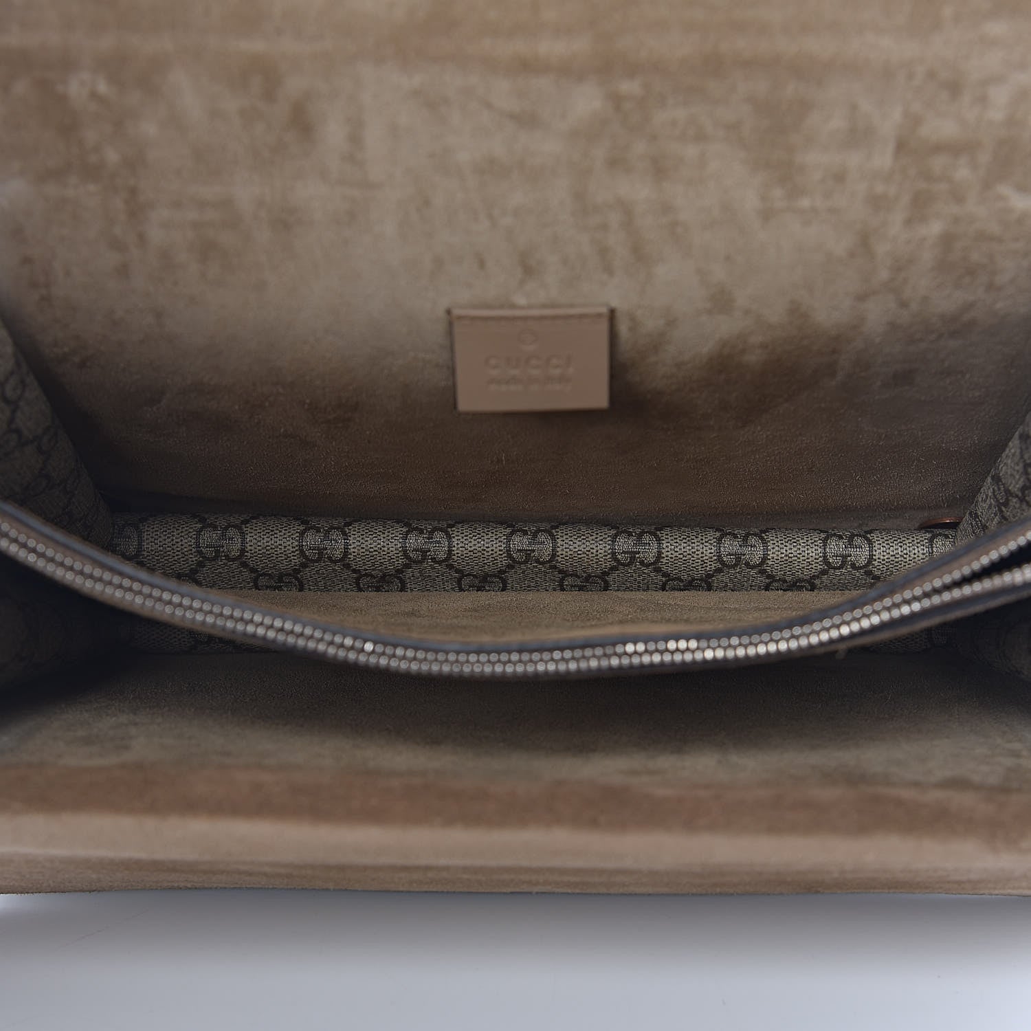 Gucci GG Supreme Monogram Medium Dionysus Shoulder Bag Taupe 5 of 12