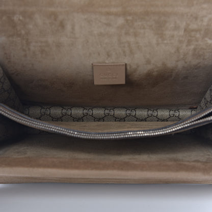 Gucci GG Supreme Monogram Medium Dionysus Shoulder Bag Taupe 5 of 12