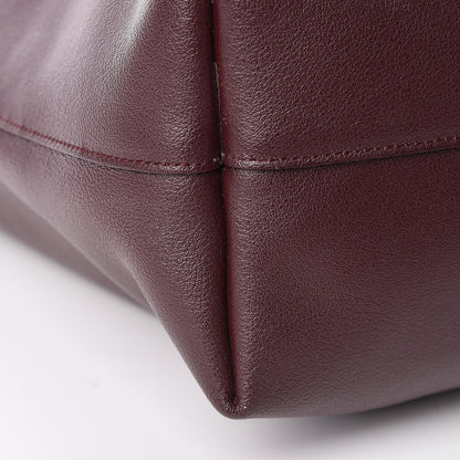 Saint Laurent Calfskin Large Shopping Tote Bordeaux 13 of 13