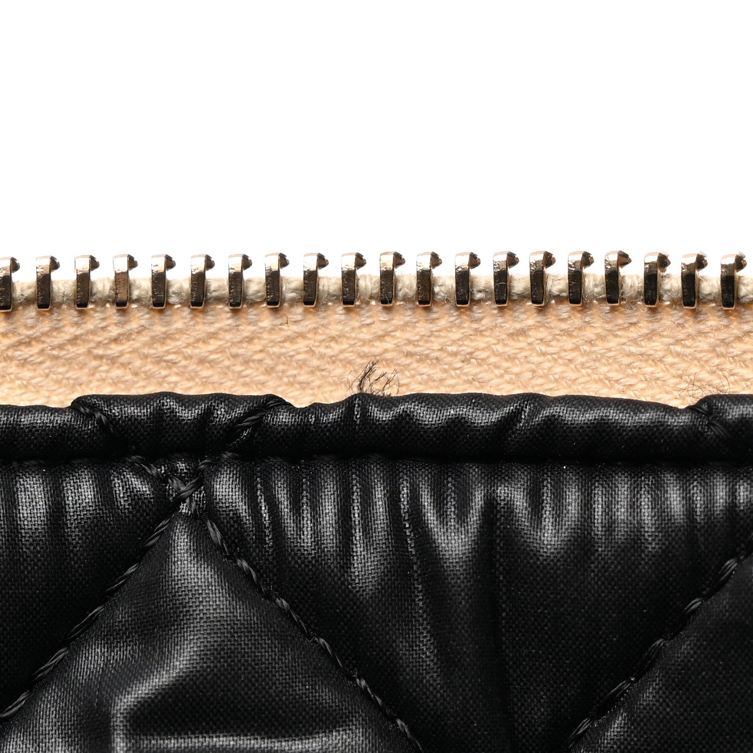 Chanel Metallic Goatskin Lambskin Medium Boy Cosmetic Case Black Gold 8 of 14