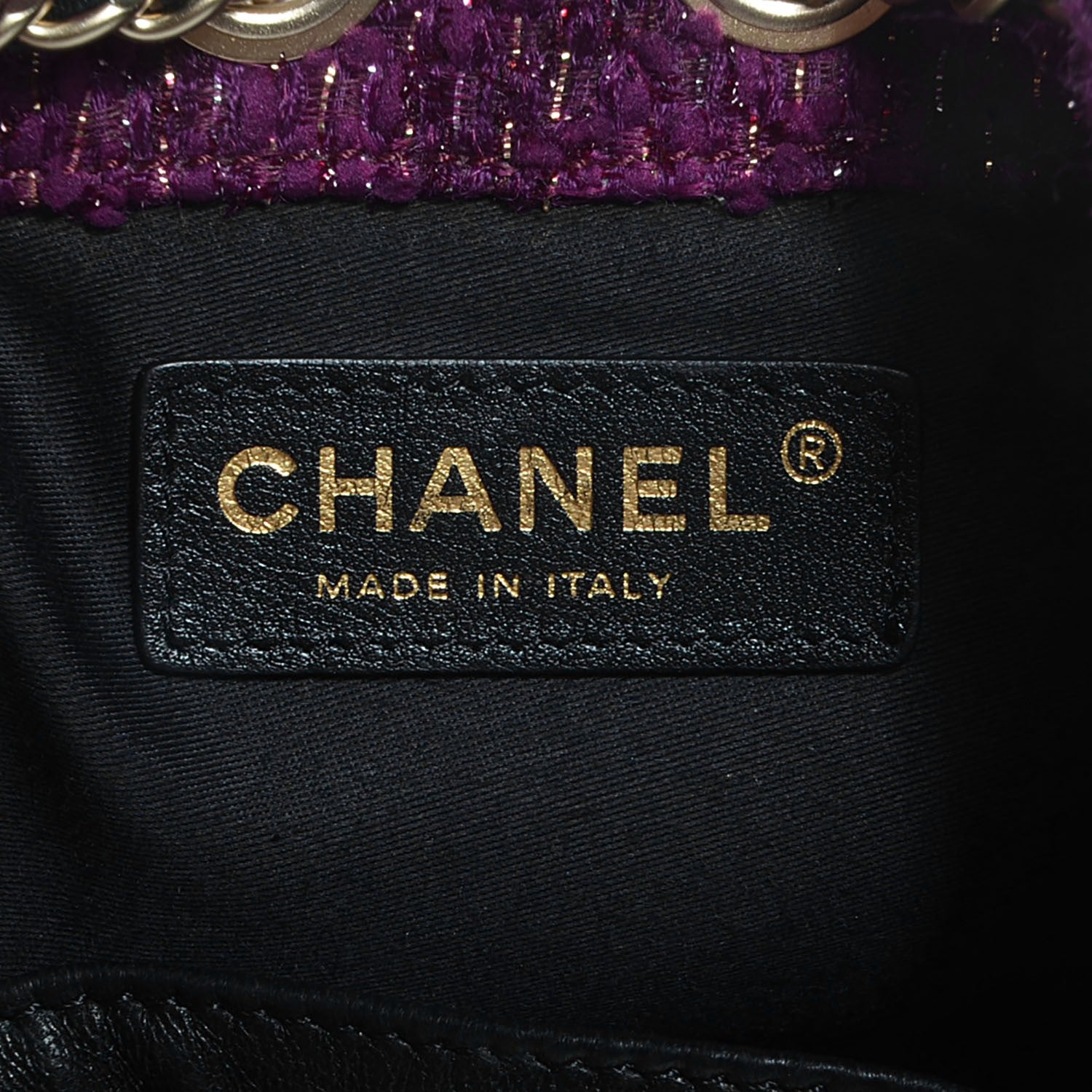 Chanel Tweed Mini Backpack is Back Plum 6 of 7
