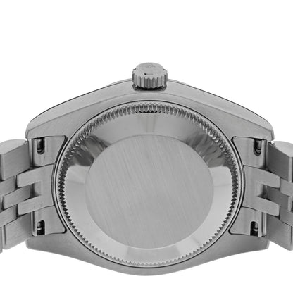 Rolex Stainless Steel 18K White Gold 31mm Oyster Perpetual Datejust Watch Silver 178274 4 of 4