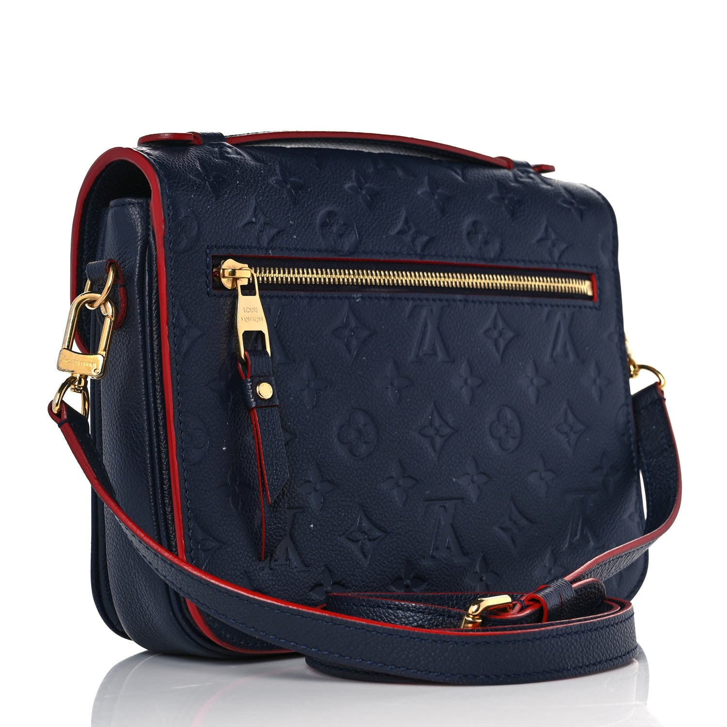 Louis Vuitton Empreinte Pochette Metis Marine Rouge 3 of 9