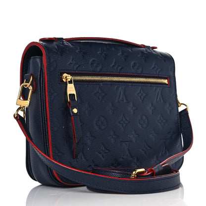 Louis Vuitton Empreinte Pochette Metis Marine Rouge 3 of 9