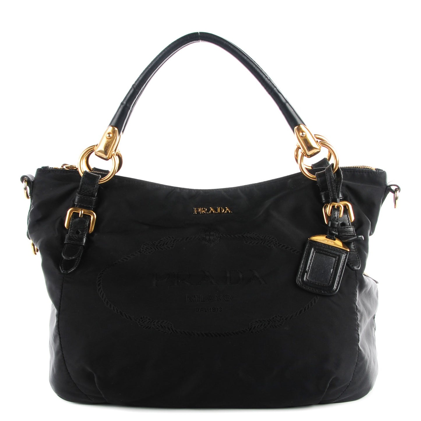 Tessuto Soft Calf Tote Nero Black