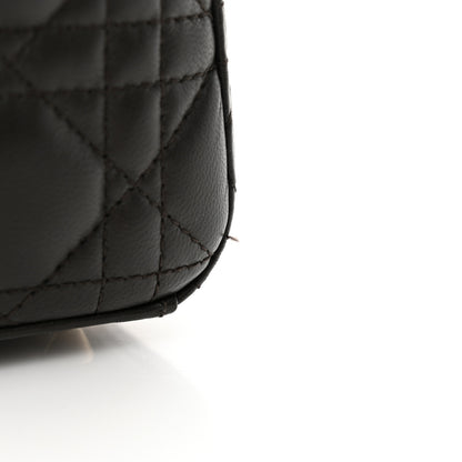 Christian Dior Lambskin Cannage Small Lucky Badges My Lady Dior Dark Grey 18 of 20